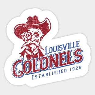 Louisville Colonels Sticker